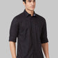 Parx Men Green Checks Slim Fit Cotton Blend Full Sleeve Shirt