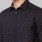 Parx Men Green Checks Slim Fit Cotton Blend Full Sleeve Shirt