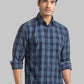 Men Slim Fit Brown Shirt
