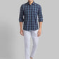Men Slim Fit Brown Shirt