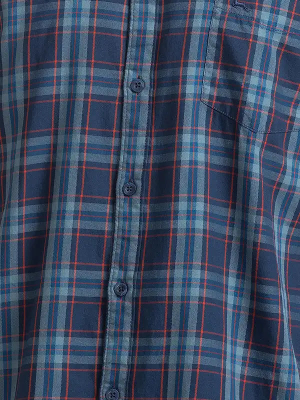Men Slim Fit Brown Shirt