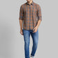 Men Slim Fit Blue Shirt