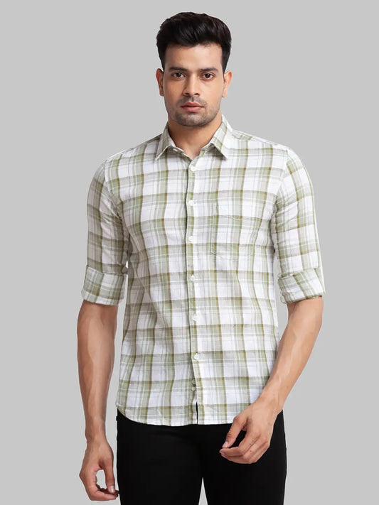 Men Slim Fit Black Shirt