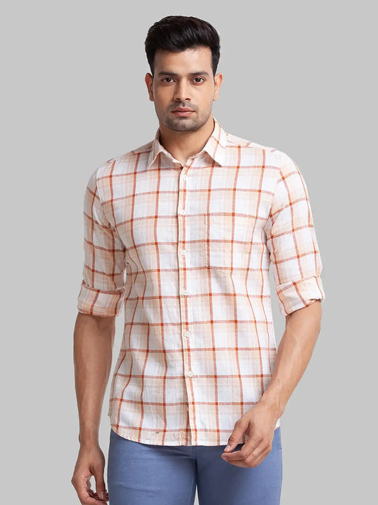 Men Slim Fit Blue Shirt
