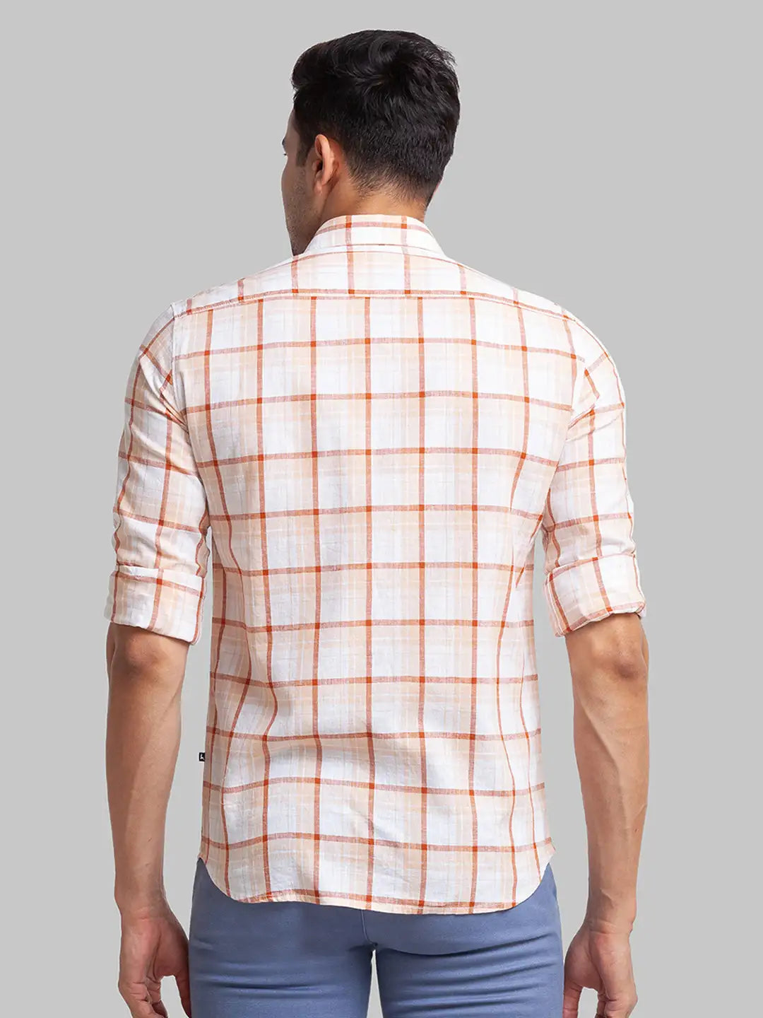 Men Slim Fit Blue Shirt