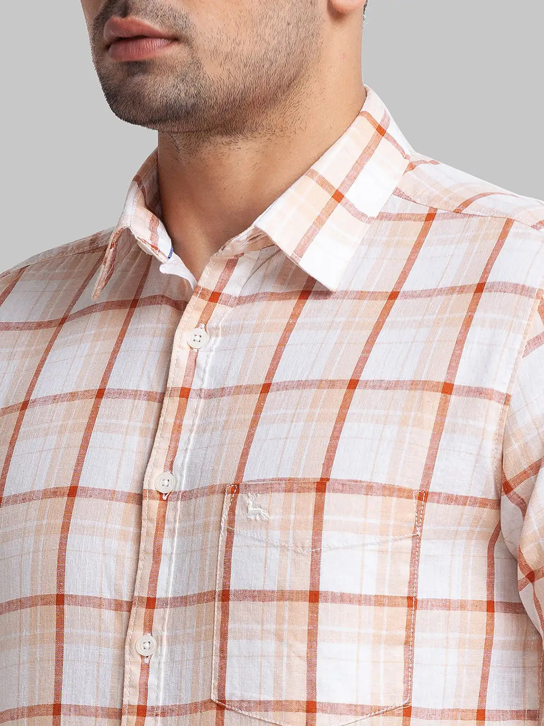Men Slim Fit Blue Shirt