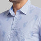 Men Slim Fit Green Shirt