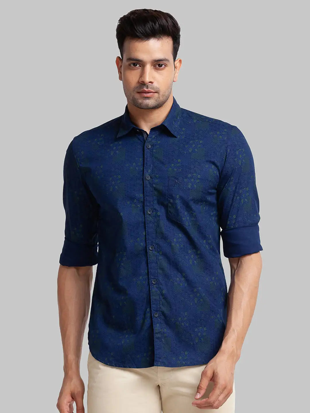 Men Slim Fit Black Shirt
