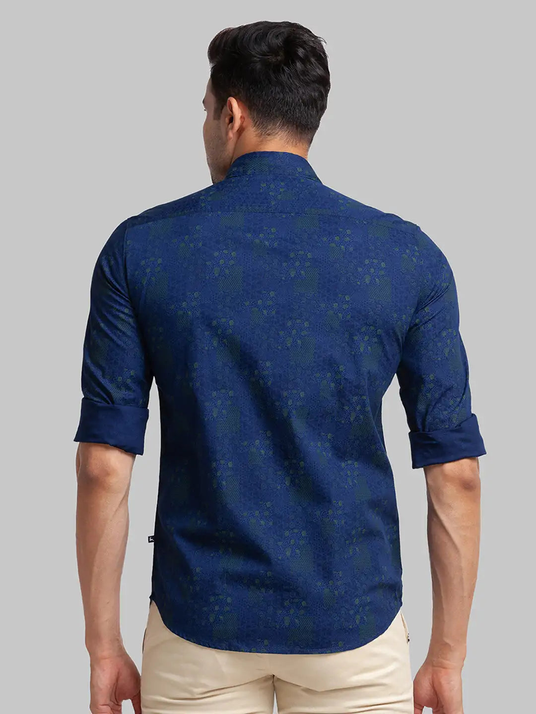 Men Slim Fit Black Shirt