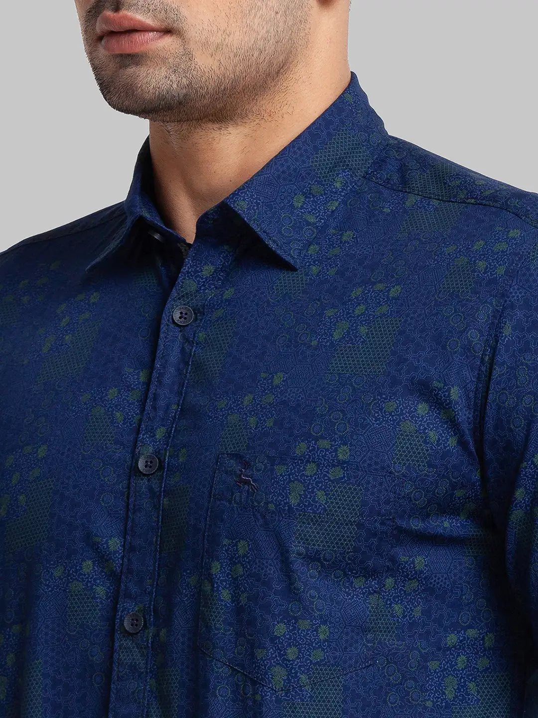 Men Slim Fit Black Shirt