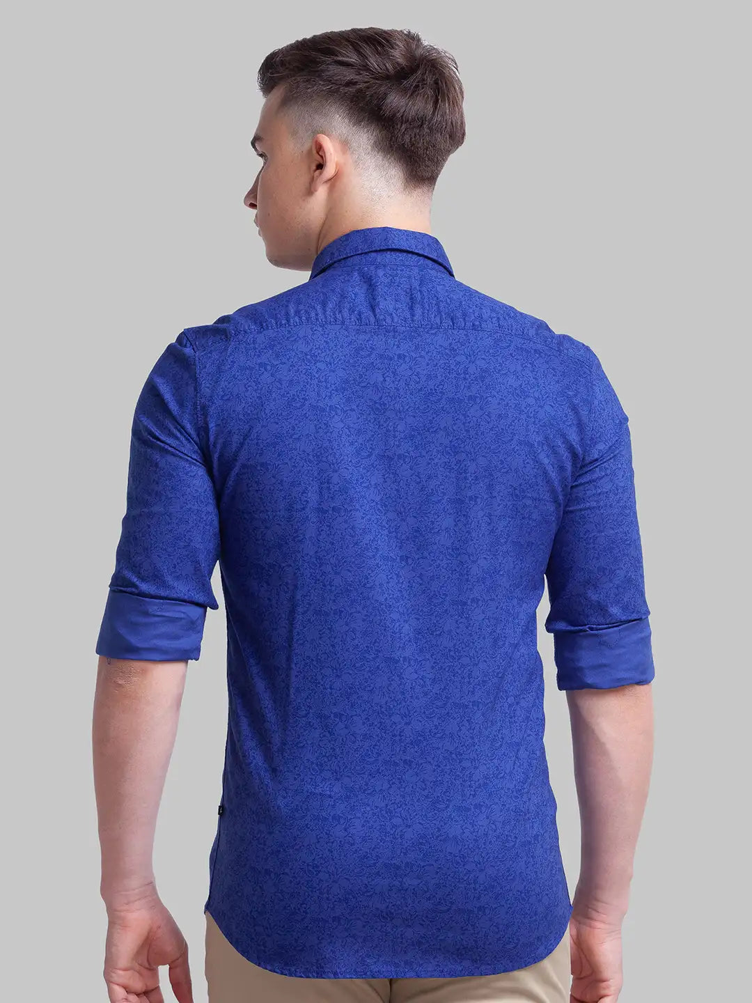 Men Slim Fit White Shirt