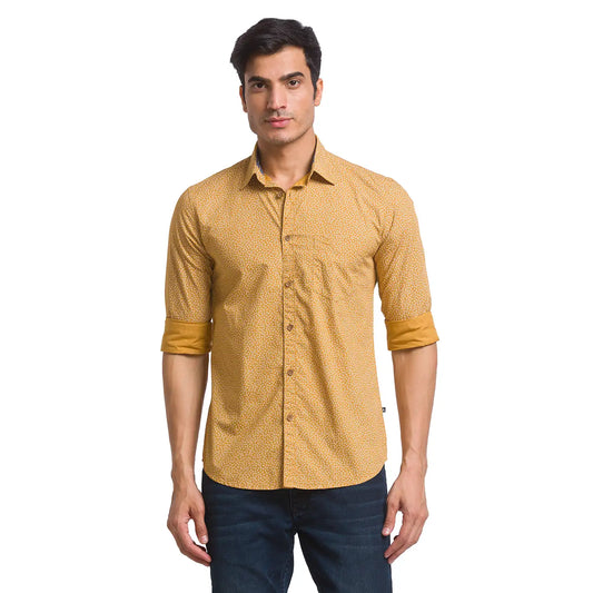 Men Slim Fit Light Blue Shirt