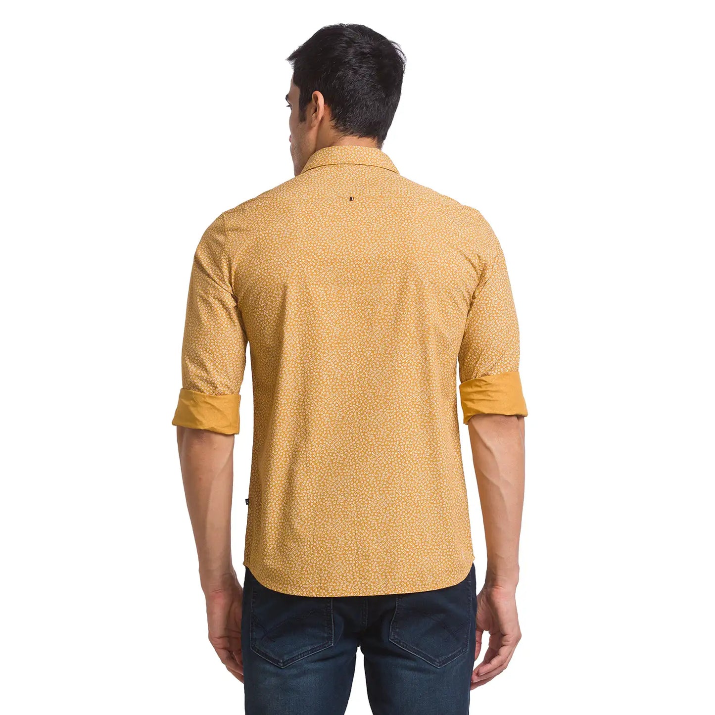 Men Slim Fit Light Blue Shirt
