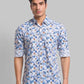 Men Slim Fit Grey Shirt