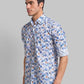 Men Slim Fit Grey Shirt