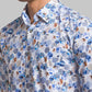 Men Slim Fit Grey Shirt