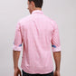 Men Grey Slim Fit Checks Cotton Full Sleeve Cut Away Collar Shirts