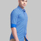 Men Slim Fit White Shirt