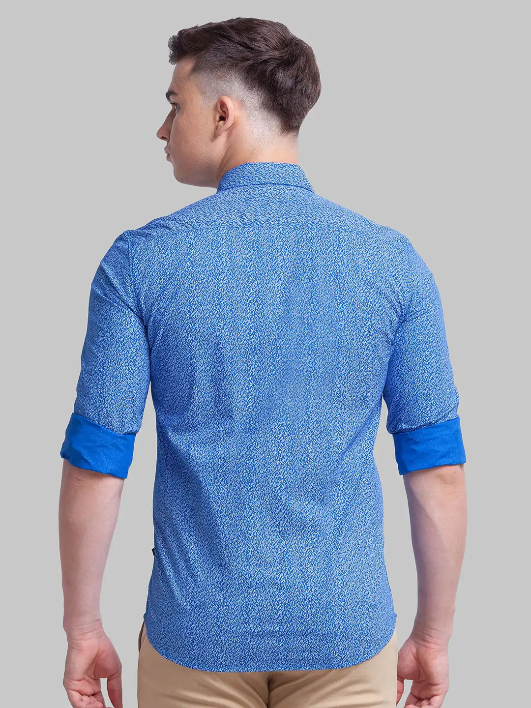 Men Slim Fit White Shirt