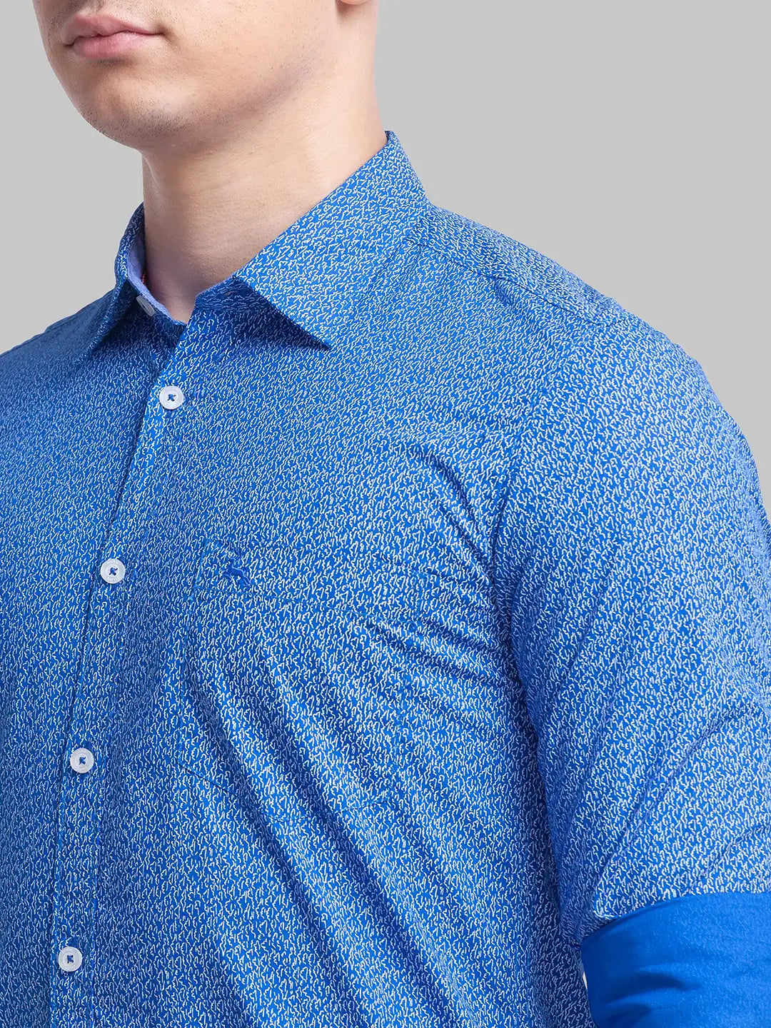 Men Slim Fit White Shirt