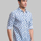Men Slim Fit Light Yellow Shirt