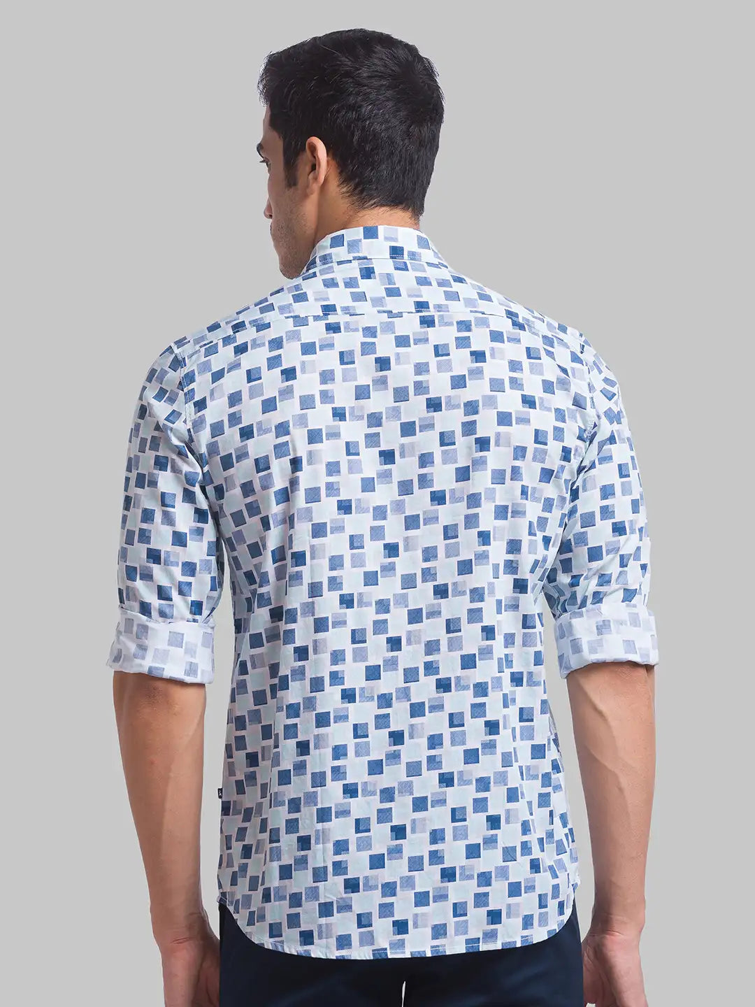Men Slim Fit Light Yellow Shirt