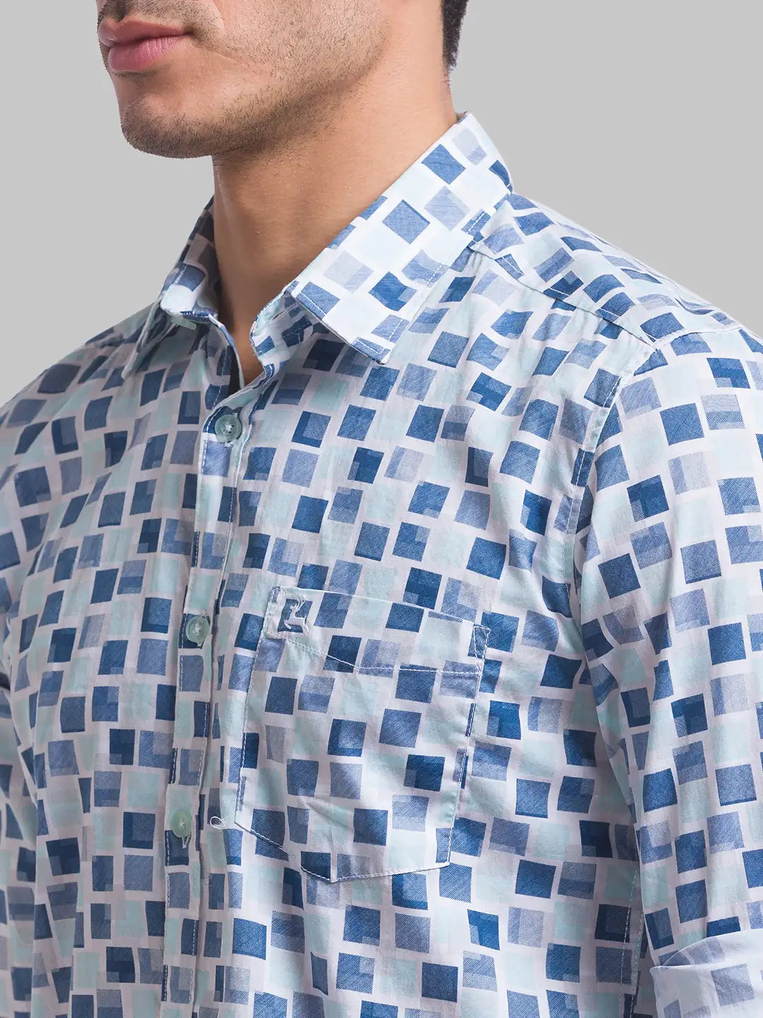 Men Slim Fit Light Yellow Shirt