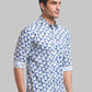 Men Slim Fit Light Green Shirt