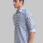 Men Slim Fit Light Green Shirt