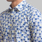 Men Slim Fit Light Green Shirt