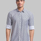 Men Slim Fit Green Shirt