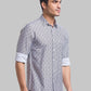 Men Slim Fit Green Shirt