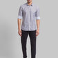 Men Slim Fit Green Shirt