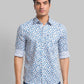 Men Slim Fit Violet Shirt