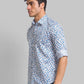 Men Slim Fit Violet Shirt