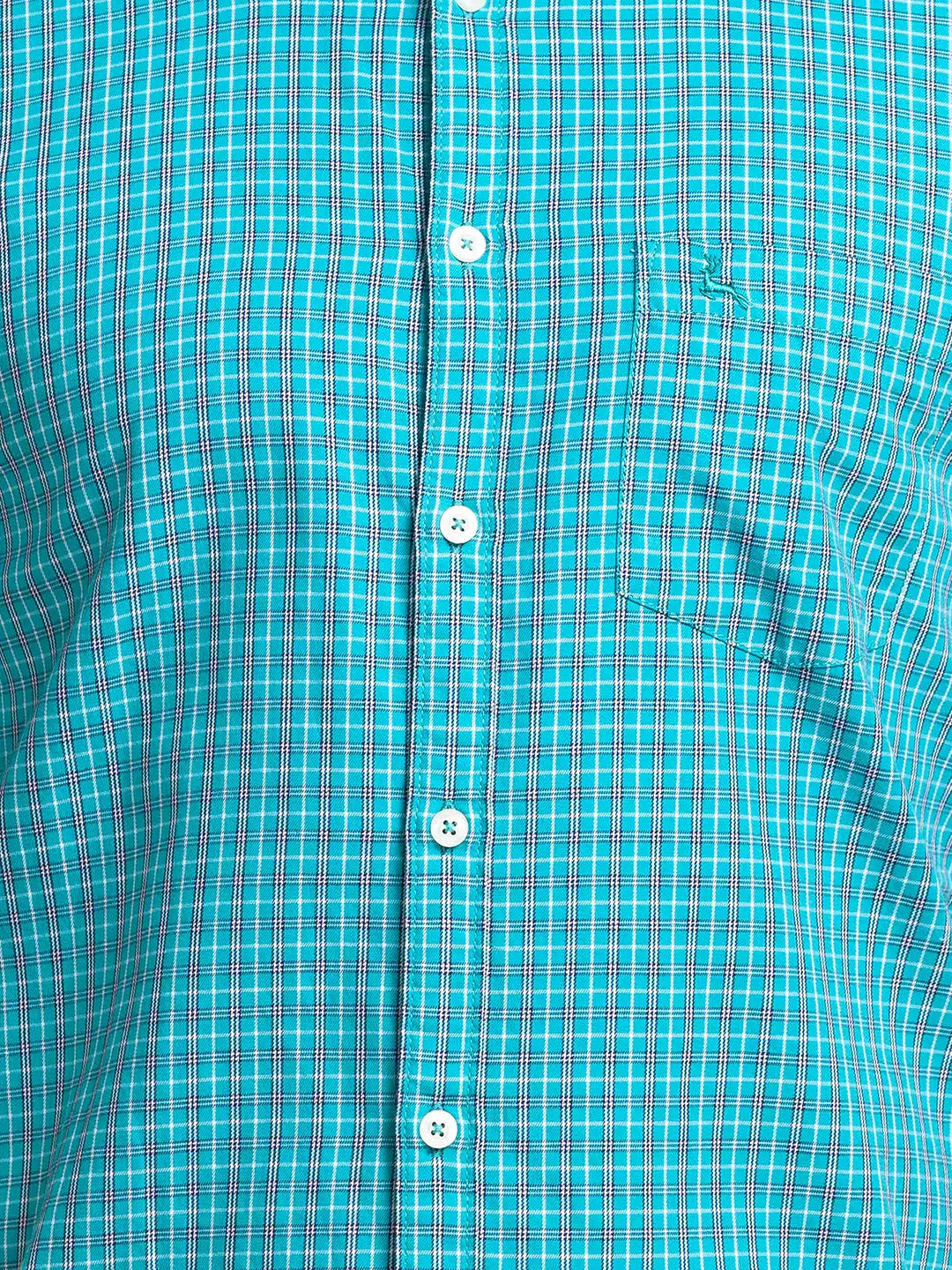 Parx Men Orange Stripe Slim Fit Cotton Full Sleeve Cutaway Collar Shirt