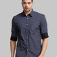 Men Slim Fit Blue Shirt