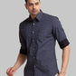 Men Slim Fit Blue Shirt
