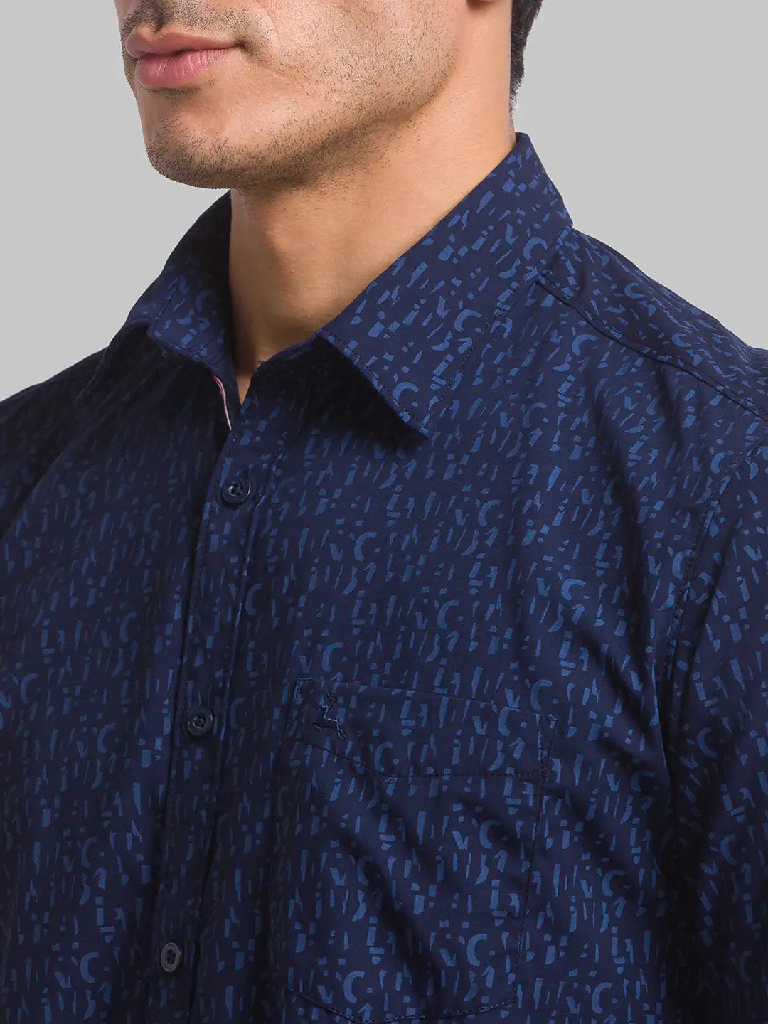 Men Slim Fit Red Shirt