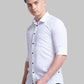 Men Slim Fit Blue Shirt