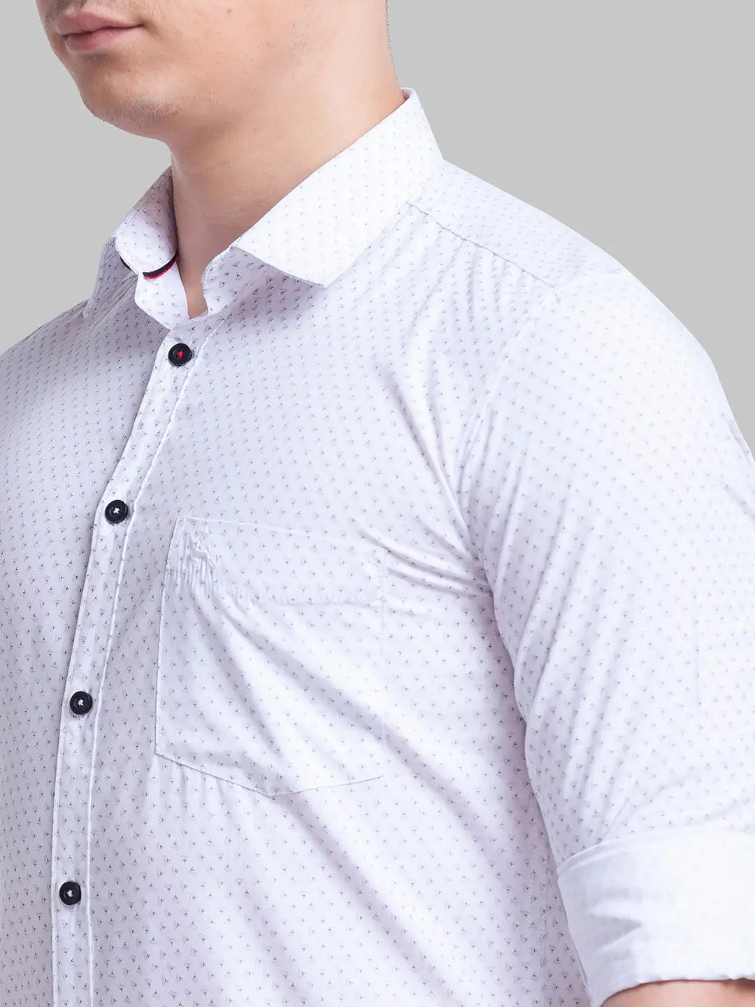 Men Slim Fit Blue Shirt