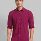 Men Slim Fit Blue Shirt