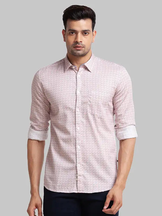 Men Slim Fit Blue Shirt