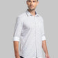 Men Slim Fit Yellow Shirt