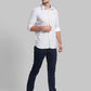 Men Slim Fit Yellow Shirt
