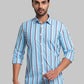 Men Slim Fit Blue Shirt