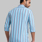 Men Slim Fit Blue Shirt