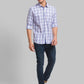 Men Slim Fit Blue Shirt