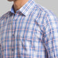 Men Slim Fit Blue Shirt