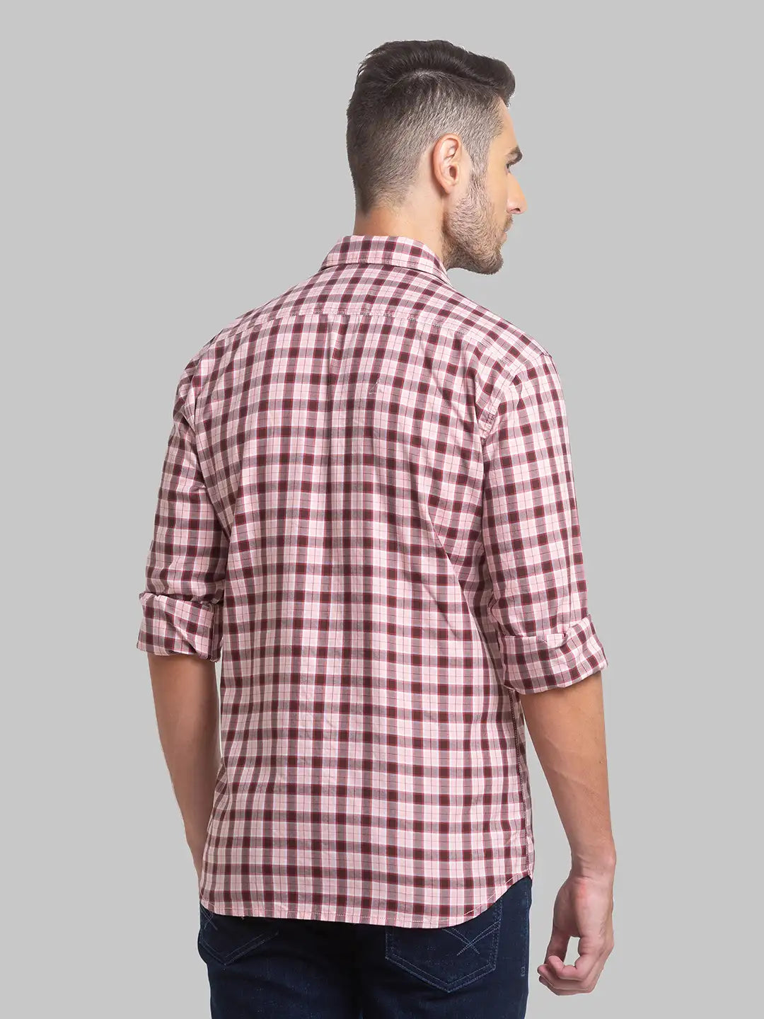 Men Slim Fit Blue Shirt